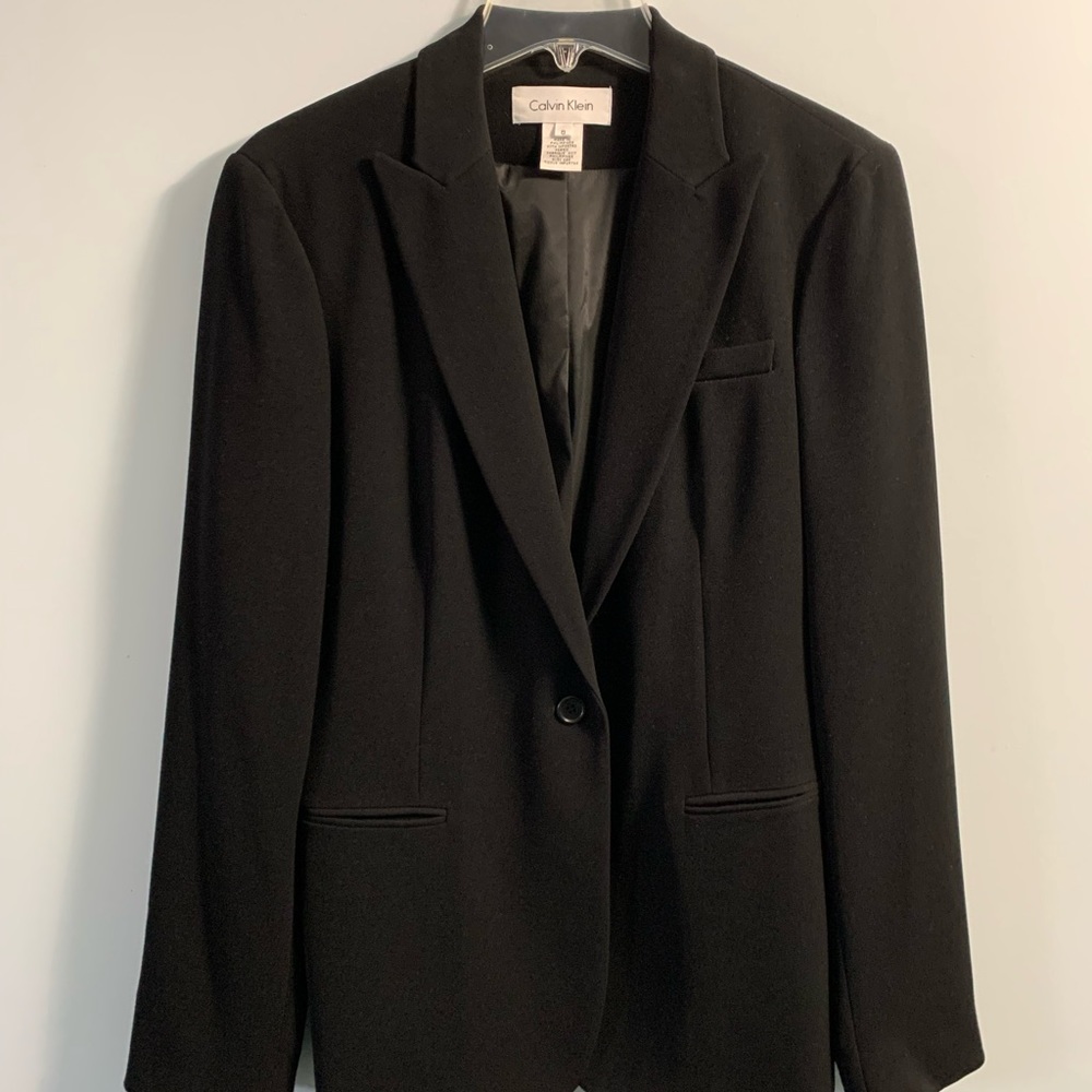 Black Calvin Klein blazer